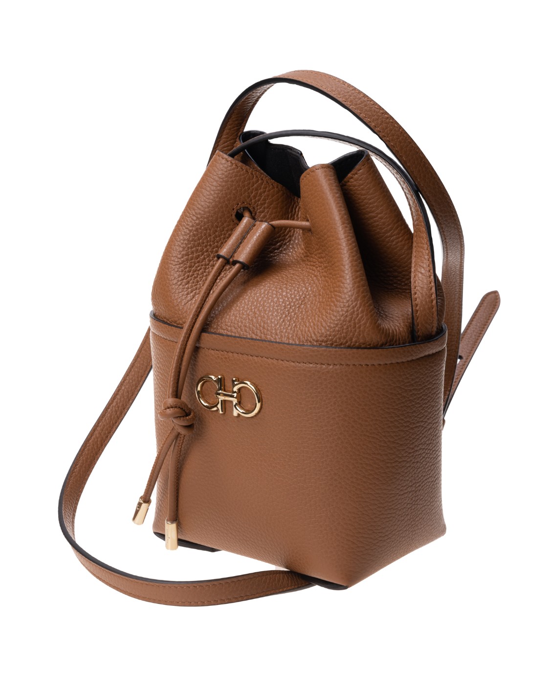 shop SALVATORE FERRAGAMO  Secchiello: Salvatore Ferragamo mini secchiello Gancini, in pelle di vitello martellata.
Ornamento Gancini dorato sul davanti.
Tracolla regolabile.
Dimensioni: 20 x 14 x 10 cm.
Composizione: 100% pelle di vitello.
Made in Italy.. 220382-005756960 number 8135202